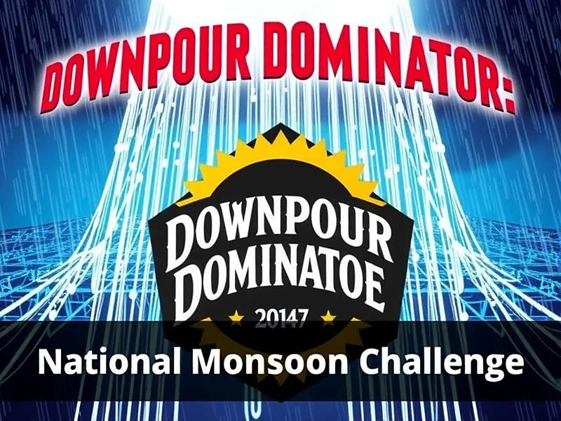 Downpour Dominator - National Monsoon Challenge Downpour Dominator National Monsoon Challenge poster