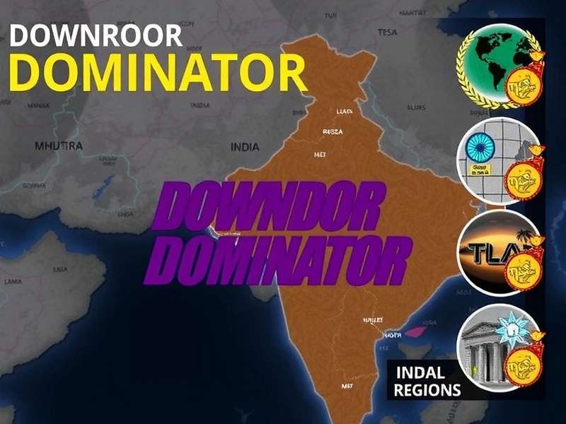 Downpour Dominator gameplay showing different Indian regions